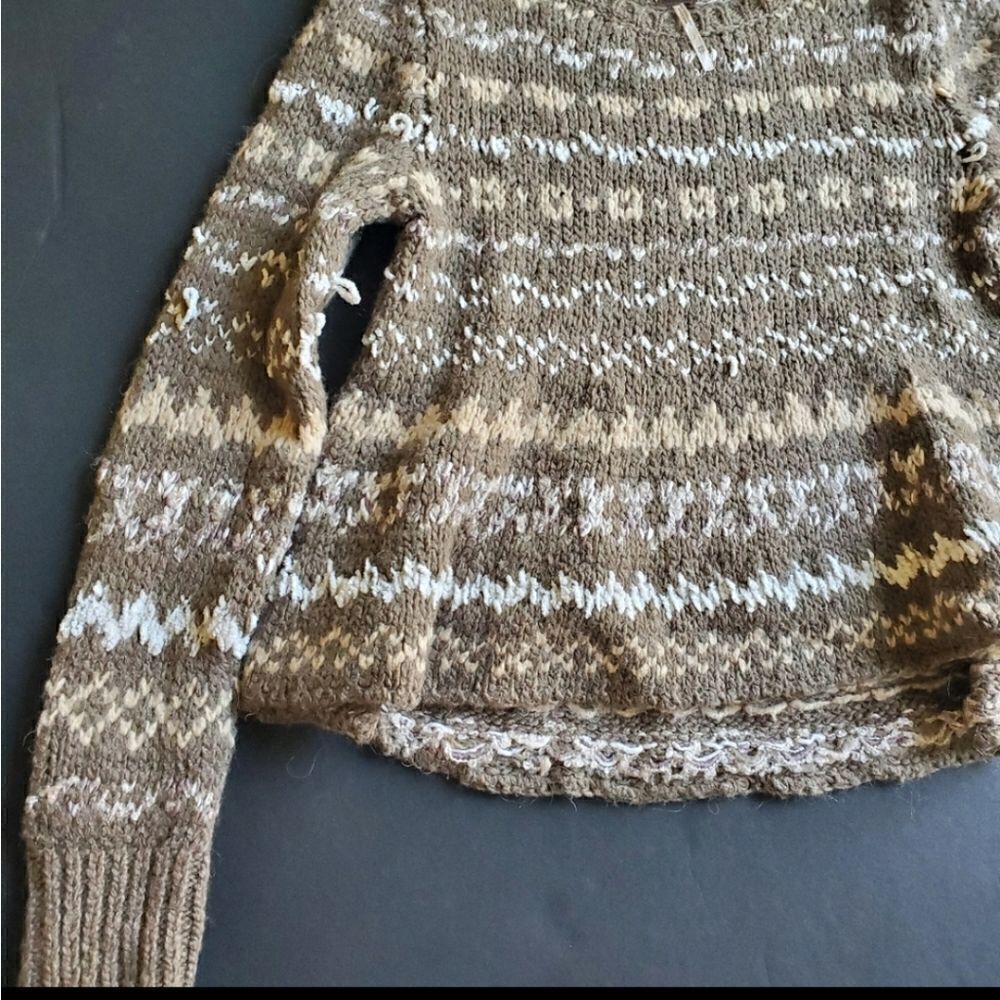Free People Aztec Thick Sweater - Picture 6 of 11